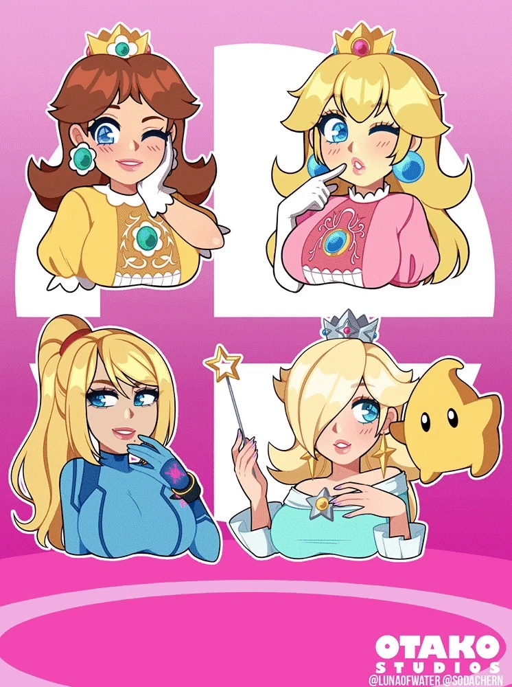 luma-marioprincess-daisyprincess-peachrosalinasamus-aran