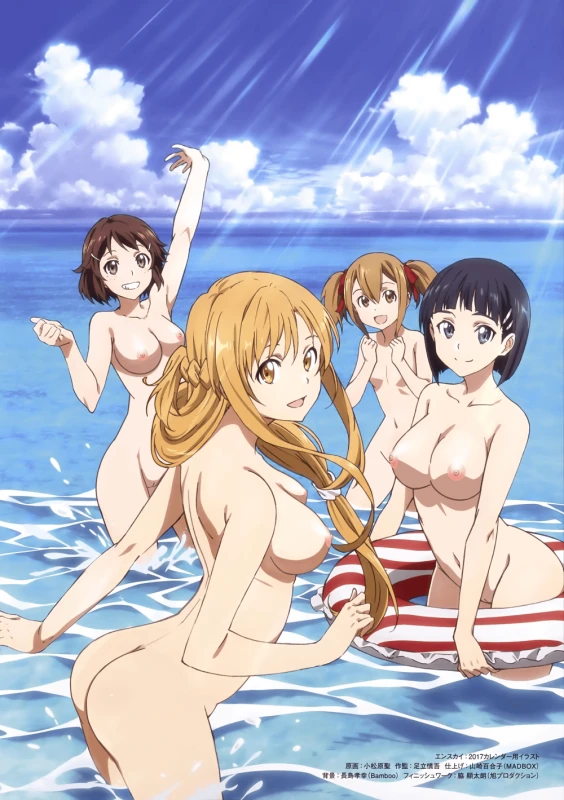 asuna (sao)+kirigaya suguha+lisbeth+silica