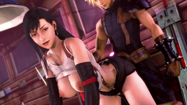 cloud strife+tifa lockhart